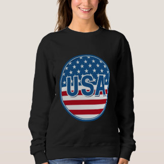 USA Patriotic American Flagga För manar Women Kids T Shirt