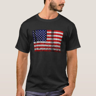 Usa Patriotic American Flagga För manar Women Kids T Shirt