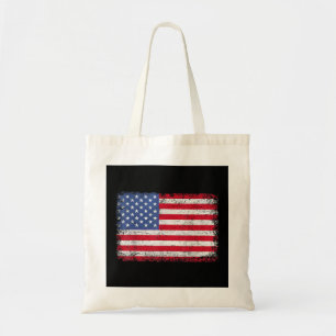 USA Patriotic American Flagga För manar Women Kids Tygkasse