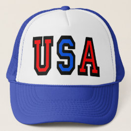 USA Patriotic Baseball Cap Truckerkeps