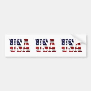 USA Patriotic Bildekal