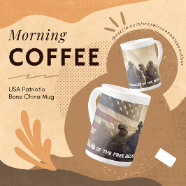 USA Patriotic Bone China Mugg Benporslin Mugg