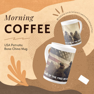 USA Patriotic Bone China Mugg Benporslin Mugg