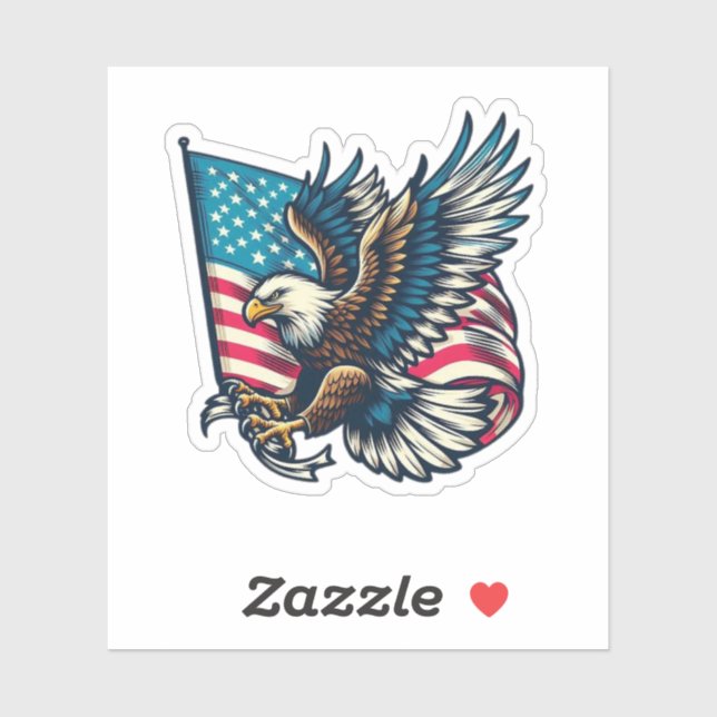 USA Patriotic Eagle Klistermärken (Ark)