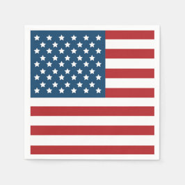USA Patriotic Flagga Pappersservett
