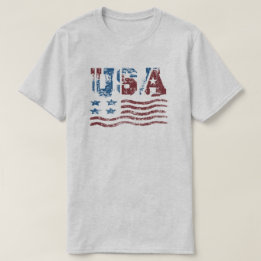 USA Patriotic Flagga T-Shirt