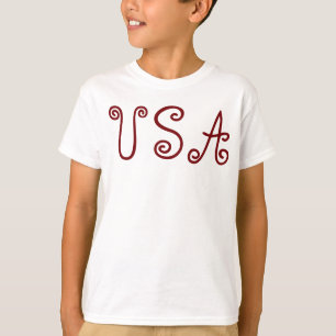 USA Patriotic Flagga T-shirt
