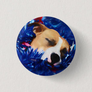 USA Patriotic Hund American Pit Bull Terrier Knapp