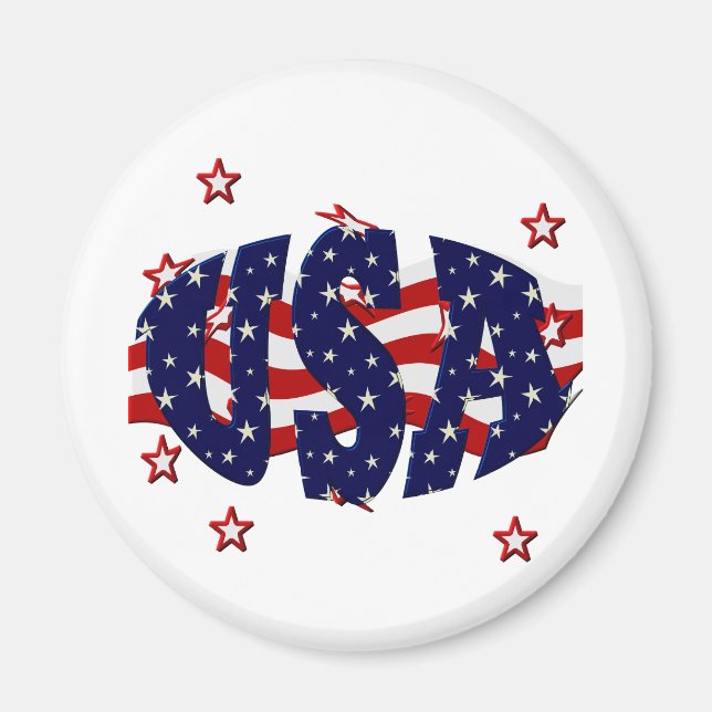 USA-Patriotic Magnet (Framsidan)