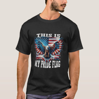 Usa Patriotic Manar American Flagga Usa Eagle Flag T Shirt
