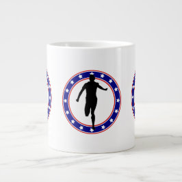 USA Patriotic MARATHON / RELAY SPRINGA Jumbo Mugg