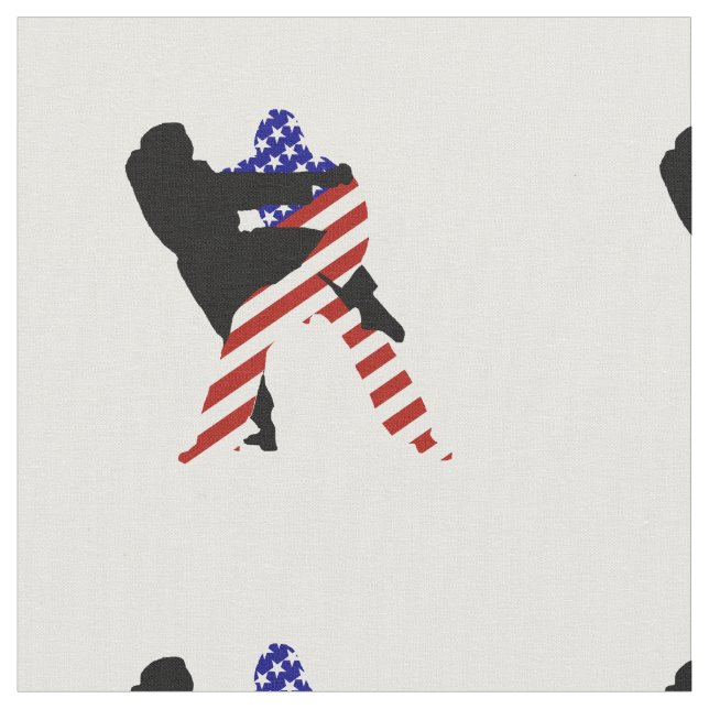 USA Patriotic Martial Arts JUDO Tyg (Närbild)