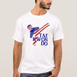 USA Patriotic Martial Arts TAEKWONDO Tee Shirt