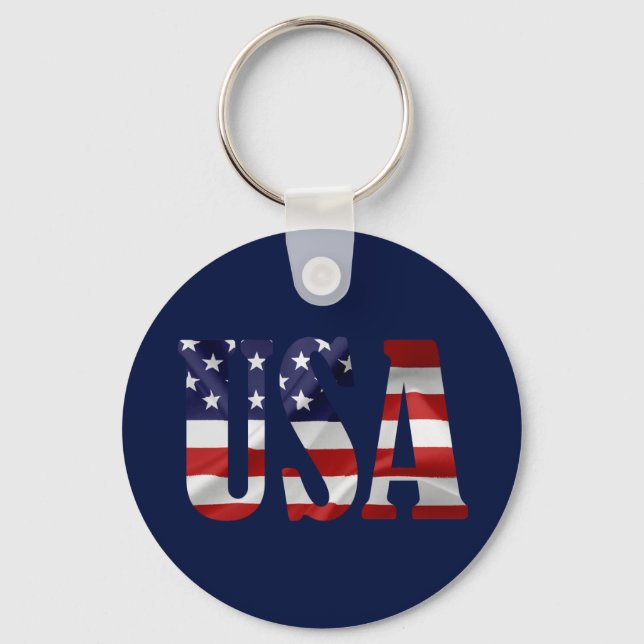 USA Patriotic Nyckelring (Framsida)