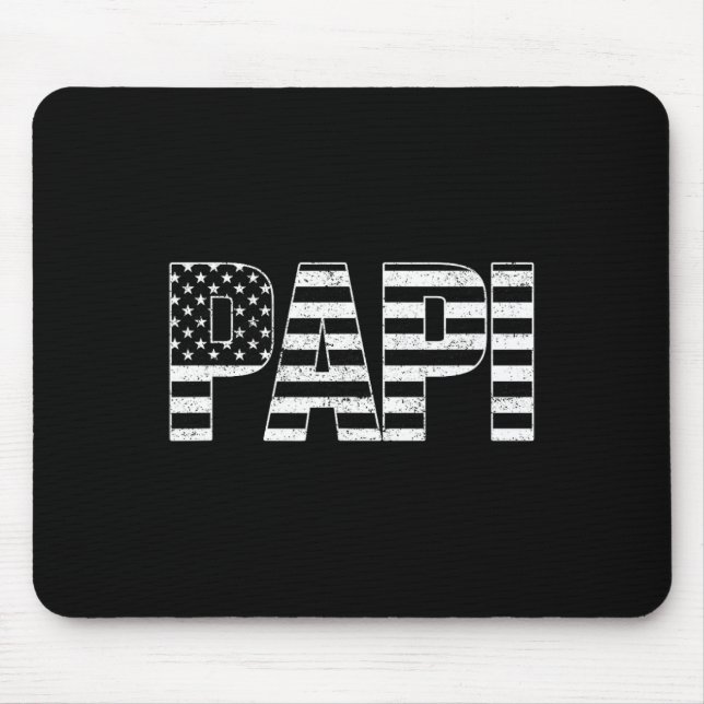 Usa Patriotic Papi Fars dag American Flagga 4:e Musmatta (Framsidan)