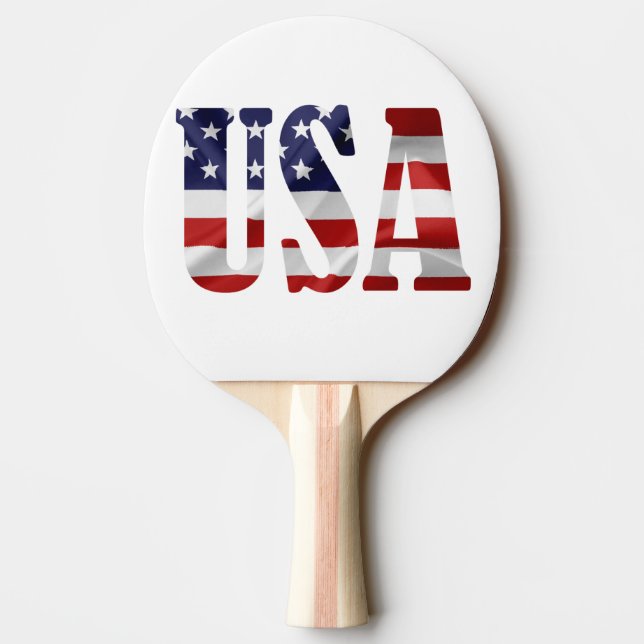 USA Patriotic Pingisracket (Baksidan)