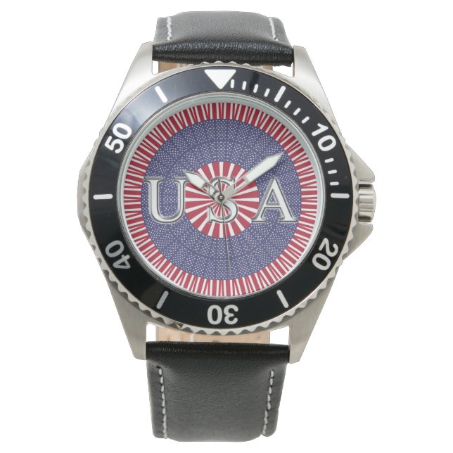 USA Patriotic Watch Armbandsur (Framsida)