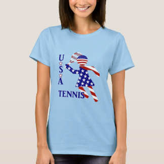 USA Patriotic WOMEN S TENNIS Tee