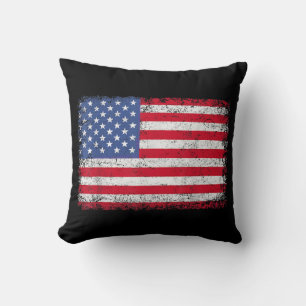 USA Patriotisk Amerikansk Flagga För Män Kvinnor B Kudde