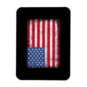 USA Patriotisk Amerikansk Flagga För Män Kvinnor B Magnet