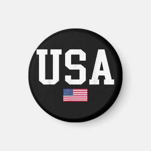 USA Patriotisk Amerikansk Flagga För Män Kvinnor B Magnet