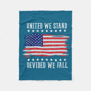 USA patriotisk - amerikansk flagga frihet - stolth Fleecefilt