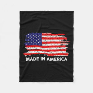 USA patriotisk - amerikansk flagga frihet - stolth Fleecefilt