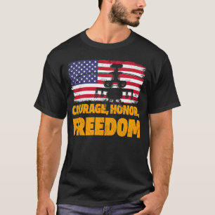 USA Patriotisk - Amerikansk Flagga Frihet - Stolth T Shirt