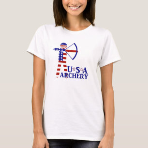 USA Patriotisk BÅGSKYTTE T Shirt