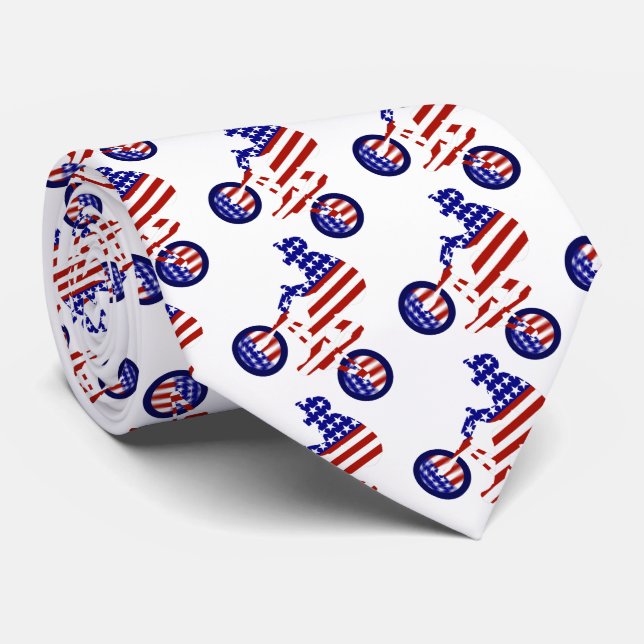 USA Patriotisk Cykling BMX Slips (Rullad)