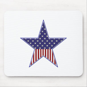 USA Patriotisk flaggdesign Musmatta