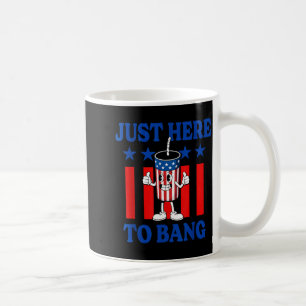 USA patriotisk fyrverkeri för män är bara här för Kaffemugg