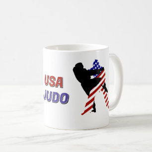 USA Patriotisk kampsport / Judo Kaffemugg