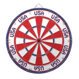 USA Patriotisk Röd, Vit, Blå Darttavla