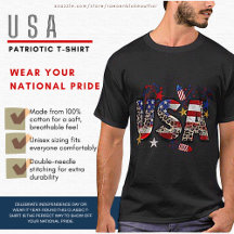 USA Patriotisk T-Shirt