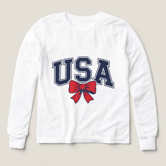 USA Patriotisk T Shirt (Design framsida)