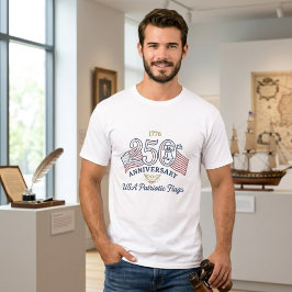 USA Patriotiska Flaggor Frihetsklockan Vintage Ann T Shirt