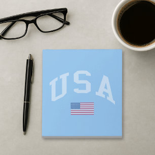 USA Patriotiska Självständighetsdagen Amerikansk F Anteckningsblock