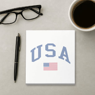 USA Patriotiska Självständighetsdagen Amerikansk F Anteckningsblock