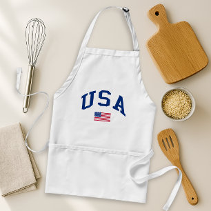 USA Patriotiska Självständighetsdagen Amerikansk F Förkläde