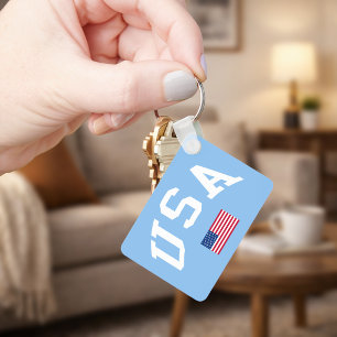 USA Patriotiska Självständighetsdagen Amerikansk F Nyckelring