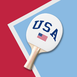 USA Patriotiska Självständighetsdagen Amerikansk F Pingisracket