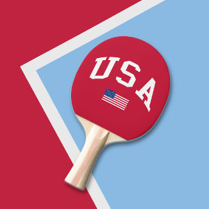 USA Patriotiska Självständighetsdagen Amerikansk F Pingisracket
