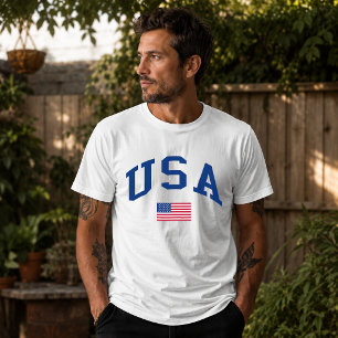 USA Patriotiska Självständighetsdagen Amerikansk F T Shirt