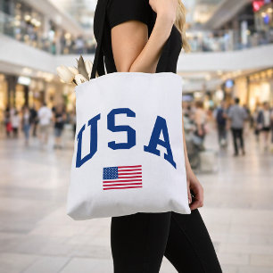 USA Patriotiska Självständighetsdagen Amerikansk F Tygkasse