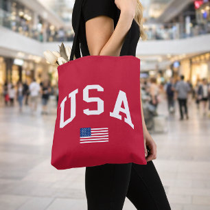 USA Patriotiska Självständighetsdagen Amerikansk F Tygkasse
