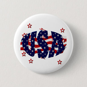 USA-Patriotiskt Knapp