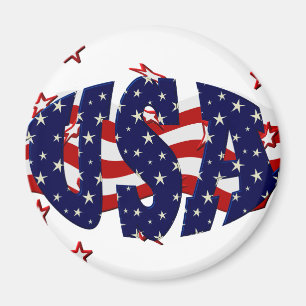 USA-Patriotiskt Magnet