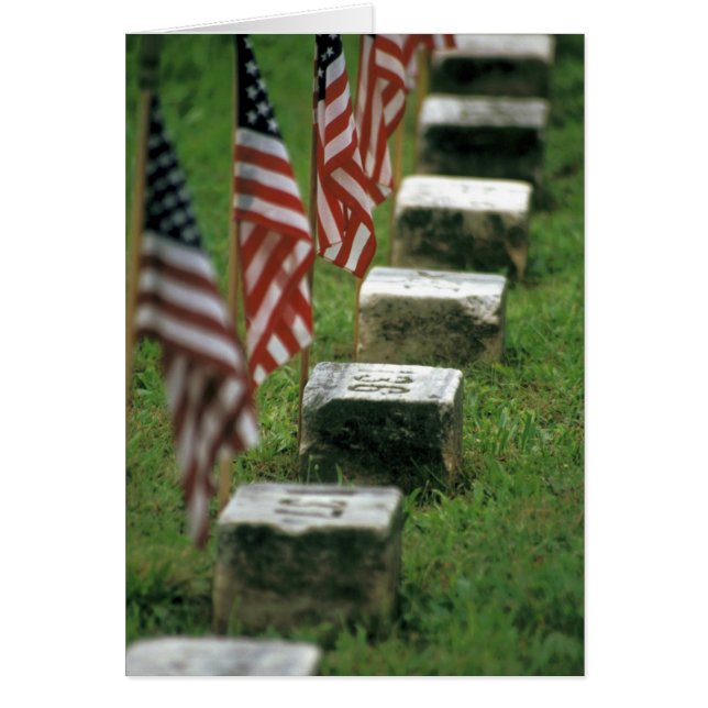USA, Pennsylvania, Gettysburg. Inbördeskrig Hälsningskort (Framsidan)