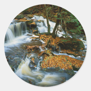 USA, Pennsylvania, Ricketts Glen State Park Runt Klistermärke